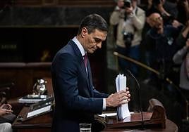 Las frases de Pedro Sánchez durante su discurso de investidura