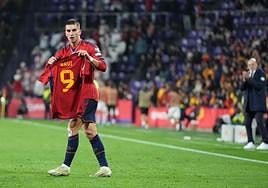 Ferran Torres le dedicó su gol a Gavi, lesionado de gravedad ante Georgia.