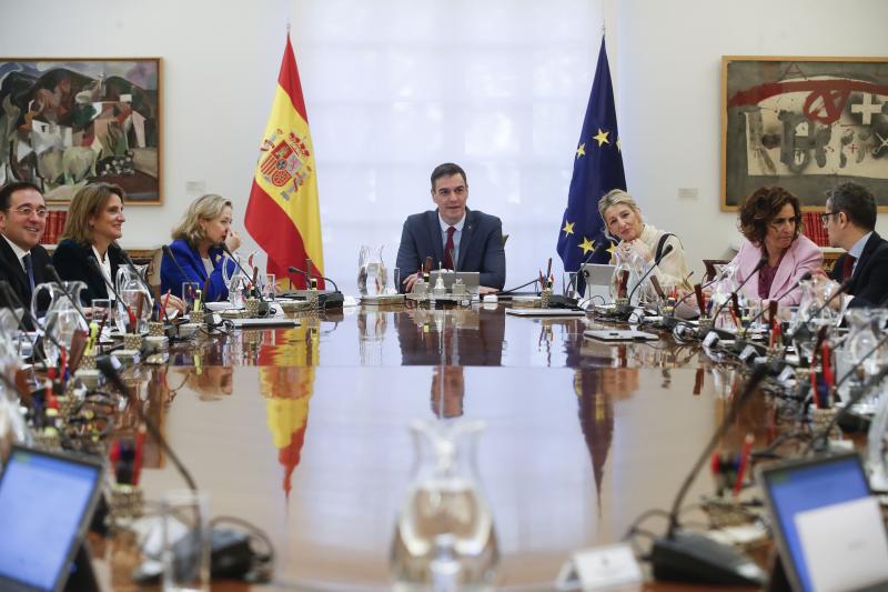 Pedro Sánchez preside el primer Consejo de Ministros de la legislatura.