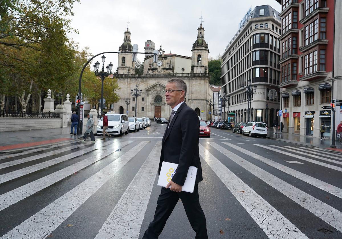 Teppo Tauriainen ha participado esta semana en una jornada sobre sostenibilidad en Bilbao.