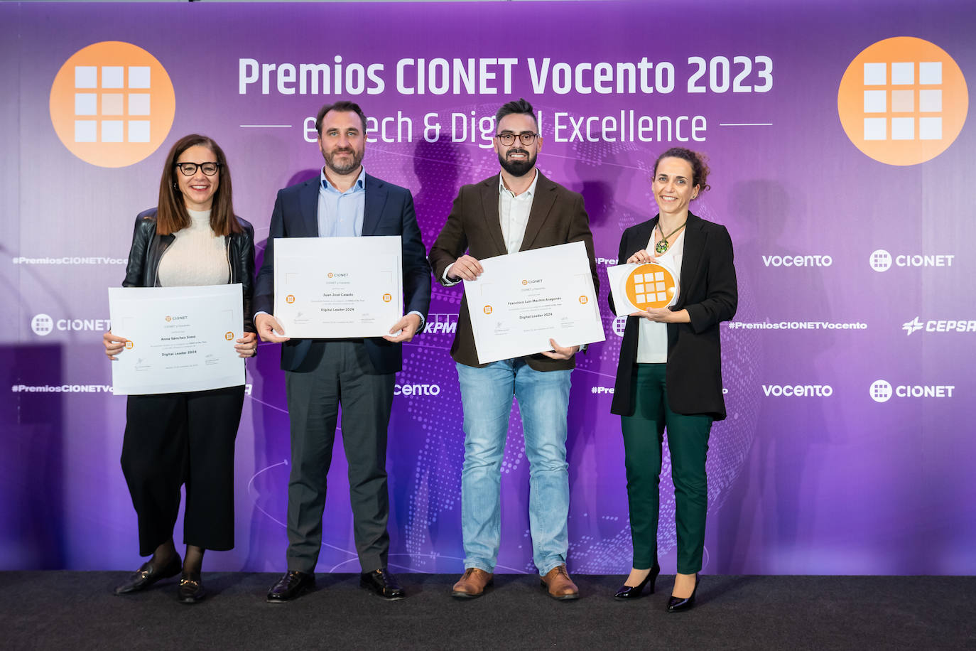 Finalistas y premiados en los Premios CIONET Vocento