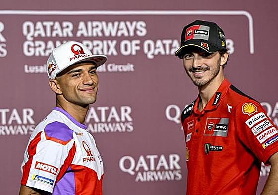 Jorge Martin y Pecco Bagnaia.