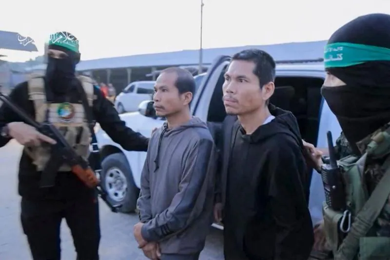 Two of the ten Thai hostages are awaiting instructions from their captors.