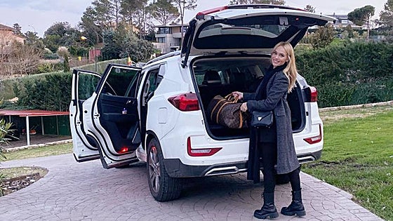 El coche de Patricia Conde: «Necesitaba que fuera grande y tengo el Tiranosaurio Rex de los todoterreno»