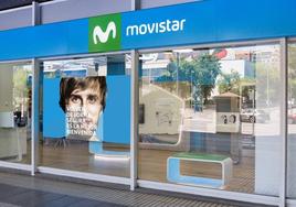 Una tienda de Movistar.