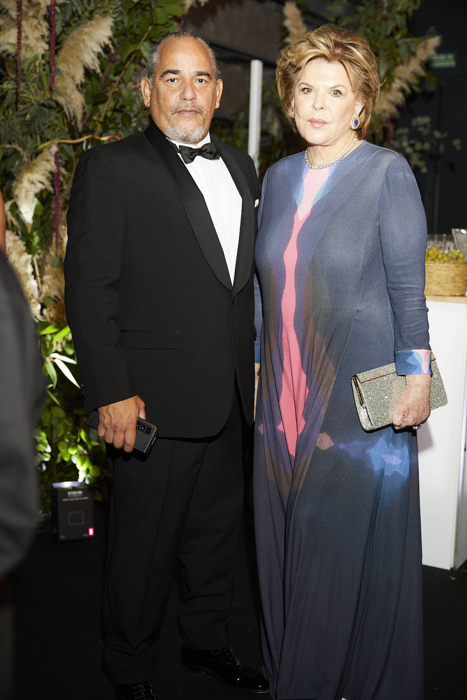 La premiada Ella Fontanals-Cisneros y su marido, Ramón Calderión Otero.