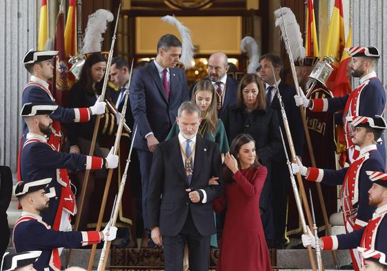 Solemne apertura de la XV Legislatura en el Congreso.