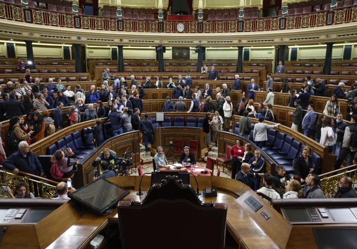 Jornada de puertas abiertas en el Congreso por el Día de la Constitución.