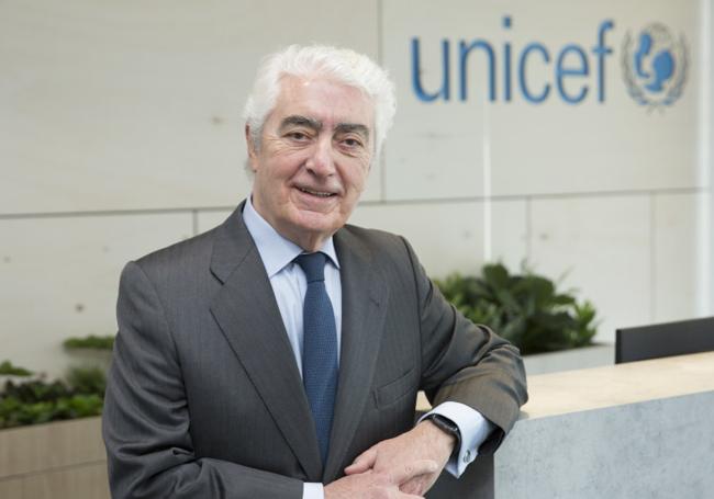 El presidente de Unicef España, Gustavo Suárez Pertierra.