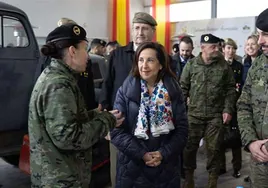 La ministra Robles visita este jueves la base de 'El Goloso', en Madrid, para agradecer la aportación de la brigada 'Guadarrama XII' a la misión de la OTAN en Letonia.