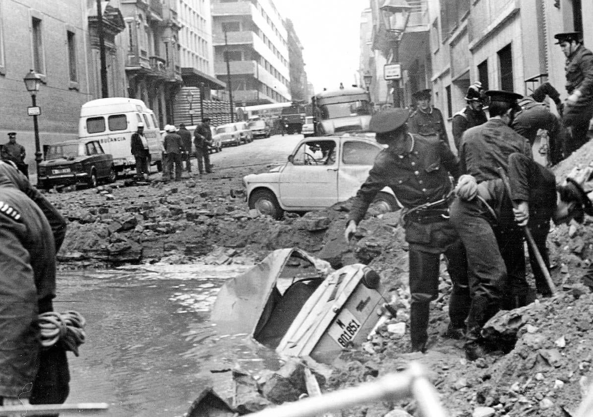 Imagenes del asesinato de Carrero Blanco