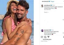 Almudena Cid comparte las primeras fotos junto a su novio, Gerardo Berodia