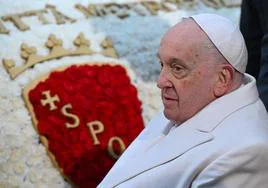 El Papa, el pasado viernes, día de la Inmaculada Concepción, en Roma,