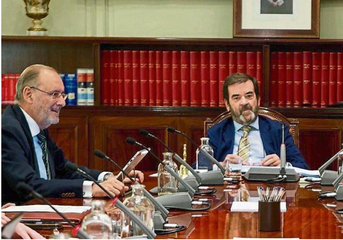 Guilarte preside una reciente reunión del Pleno del Consejo de General del Poder Judicial