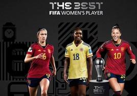 Aitana Bonmatí y Jenni Hermoso, finalistas al premio The Best de la FIFA