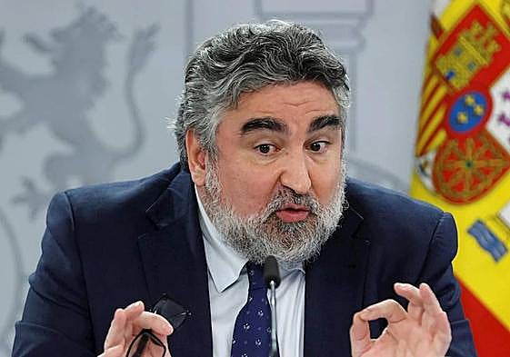 José Manuel Rodríguez Uribes en su etapa como ministro de Cultura y Deportes.