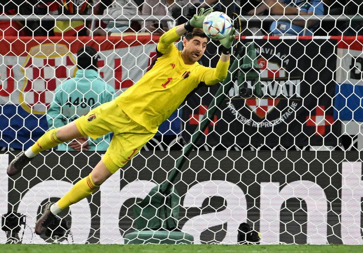 Thibaut Courtois, durante el Mundial de Catar.