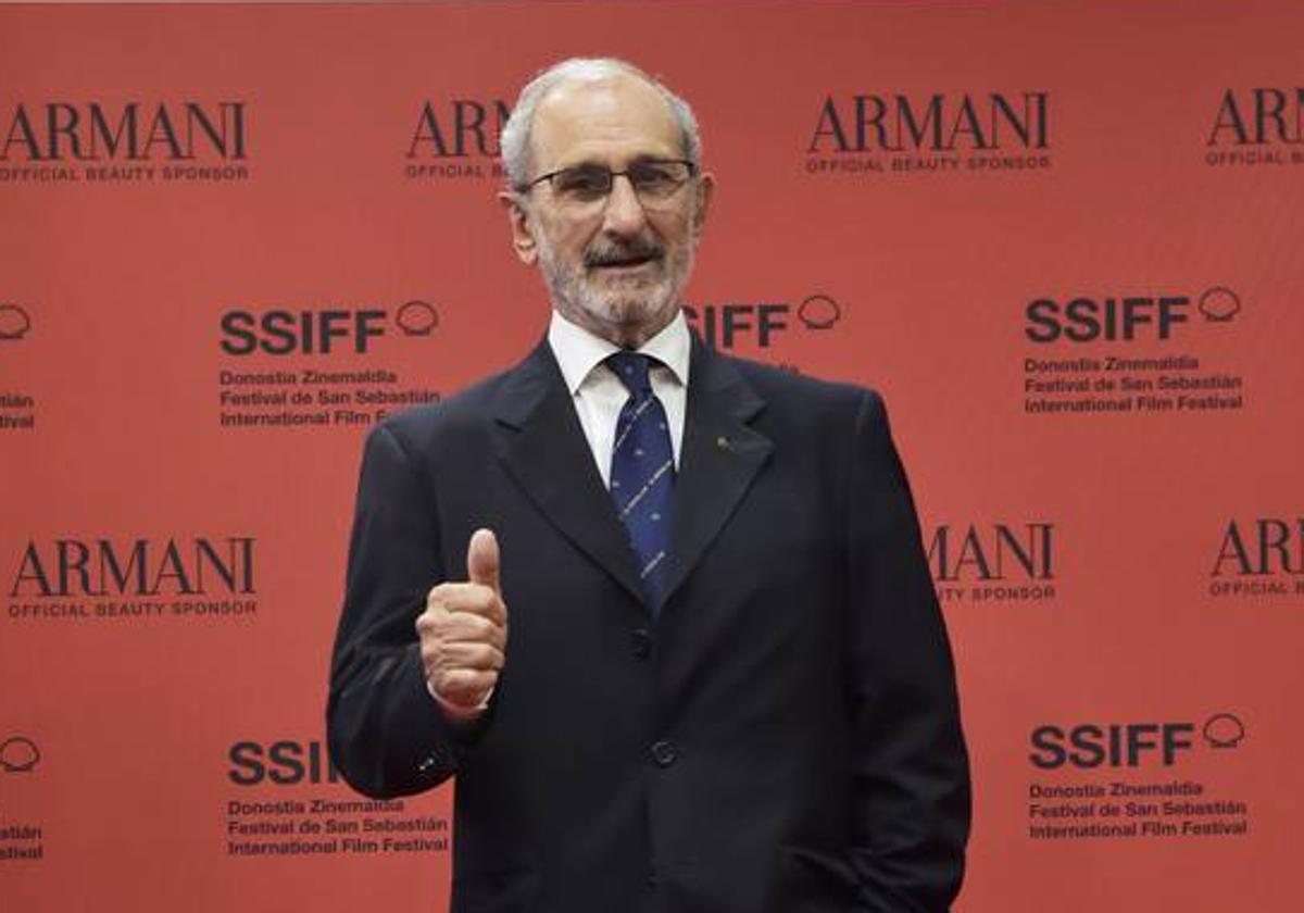 Gustavo Zerbino en el pasado Festival de San Sebastián, donde se presentó 'La sociedad de la nieve'.