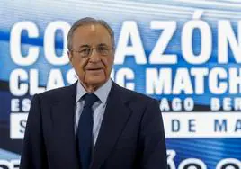 Florentino Pérez: «Es un gran día para la historia del fútbol y del deporte»