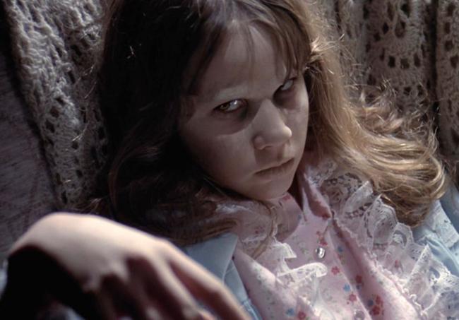 Linda Blair en 'El exorcista'.