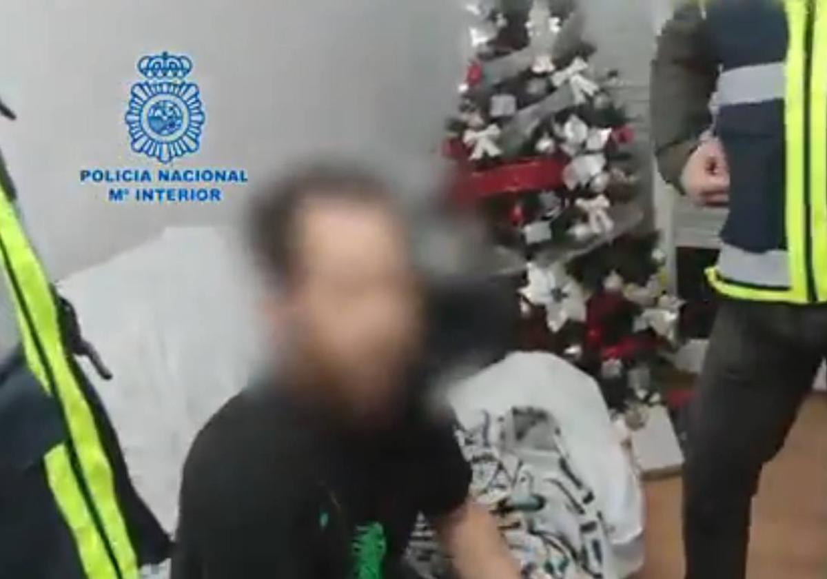 Imagen del detenido