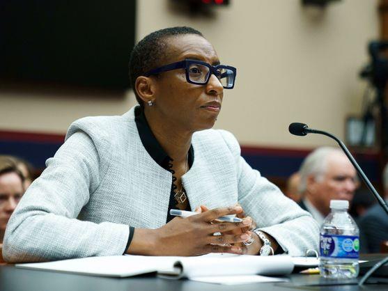 La rectora de la Universidad de Harvard Claudine Gay.