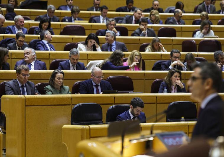 Pleno del Congreso celebrado en el Senado