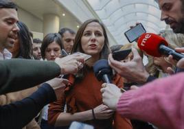 La secretaria general de Podemos, Ione Belarra.