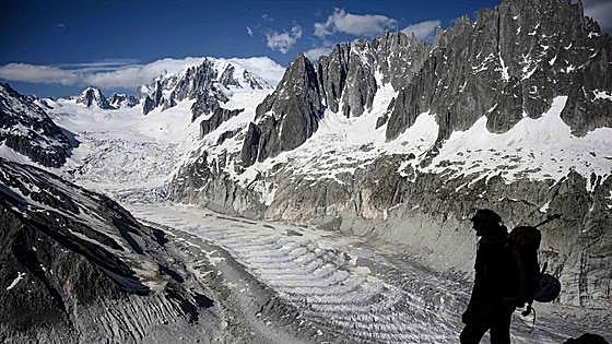 Los glaciares de los Alpes retrocederán un mínimo de un 34% en 2050