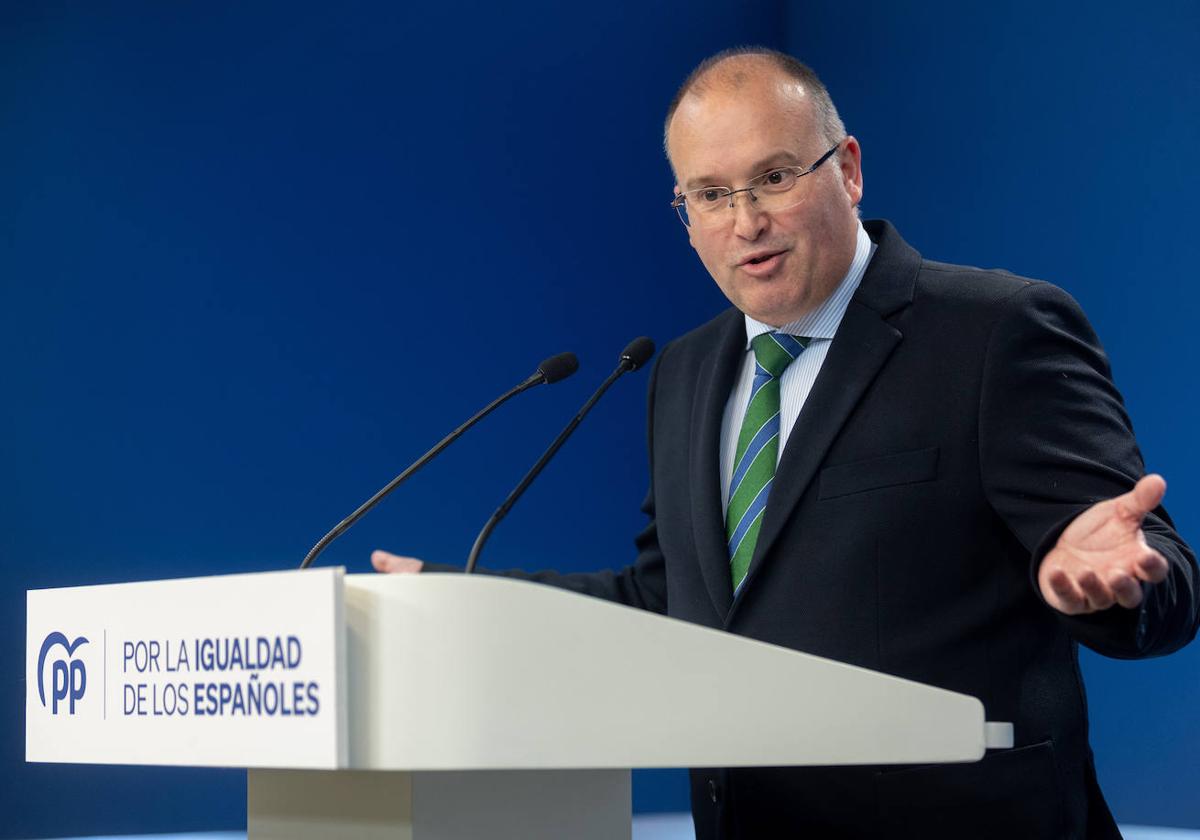 Miguel Tellado, portavoz del PP en el Congreso.