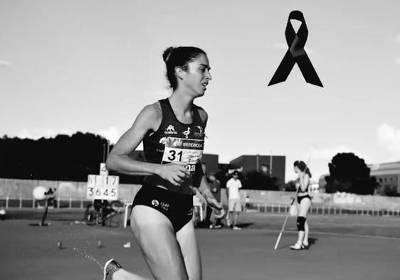 La joven Alba Cebrián en una fotografía difundida por el Club de Atletismo Celtíberas.