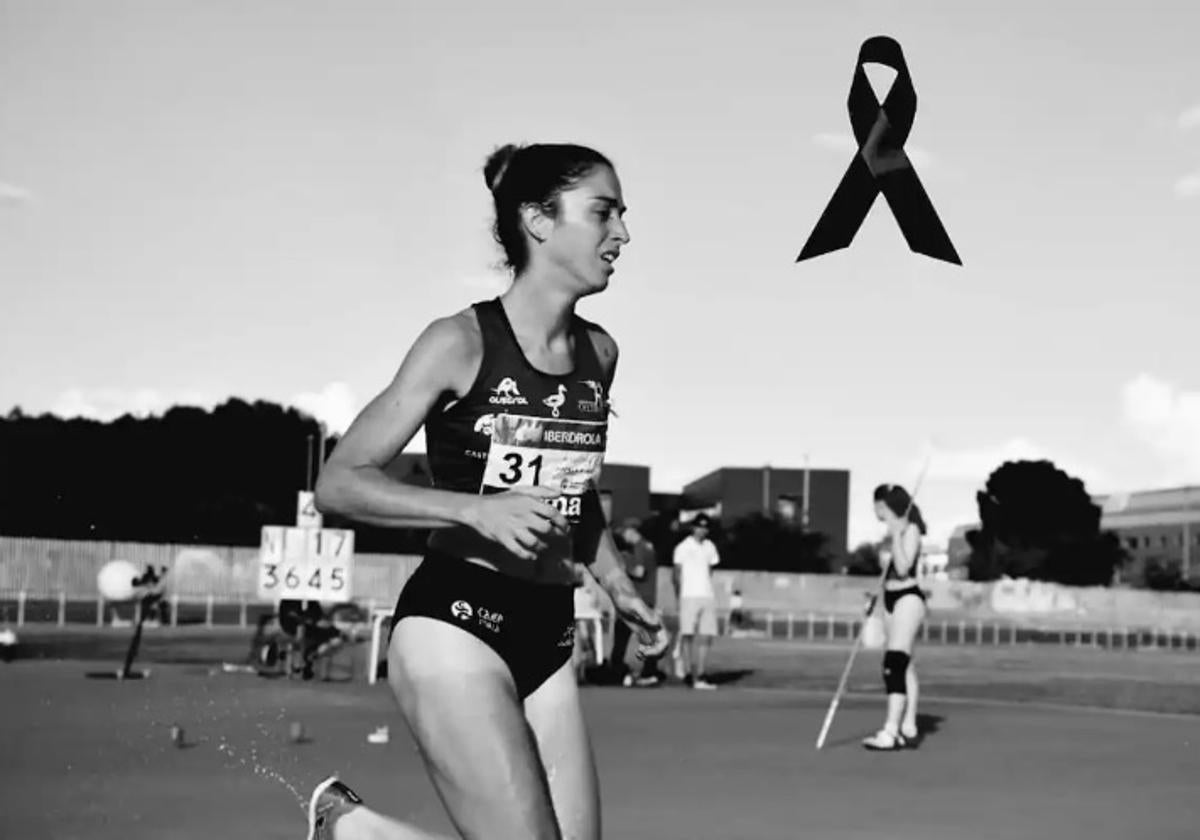 La joven Alba Cebrián en una fotografía difundida por el Club de Atletismo Celtíberas.