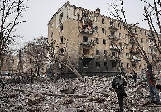 Járkov ha sido uno de los objetivos del último ataque masivo de Rusia contra Ucrania.