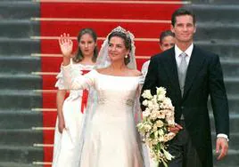 Imagen de la boda de la infanta Cristina e Iñaki Urdangarin.
