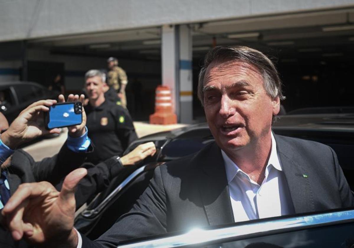 El expresidente brasileño Jair Bolsonaro, en una imagen de archivo.