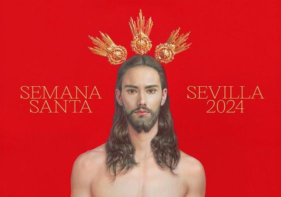 Cartel de Semana Santa de Sevilla, diseñada por Salustiano García