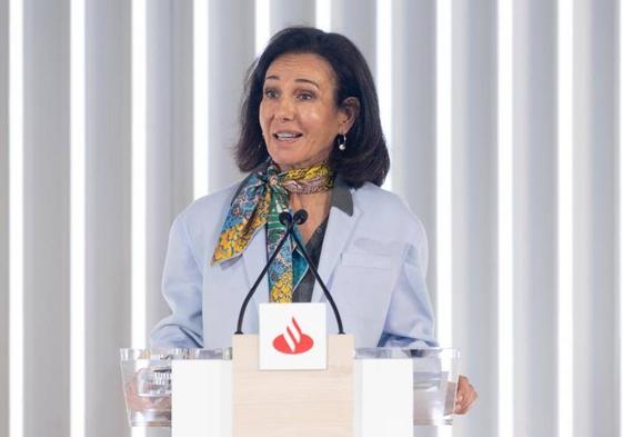 La presidenta de Banco Santander, Ana Botín.