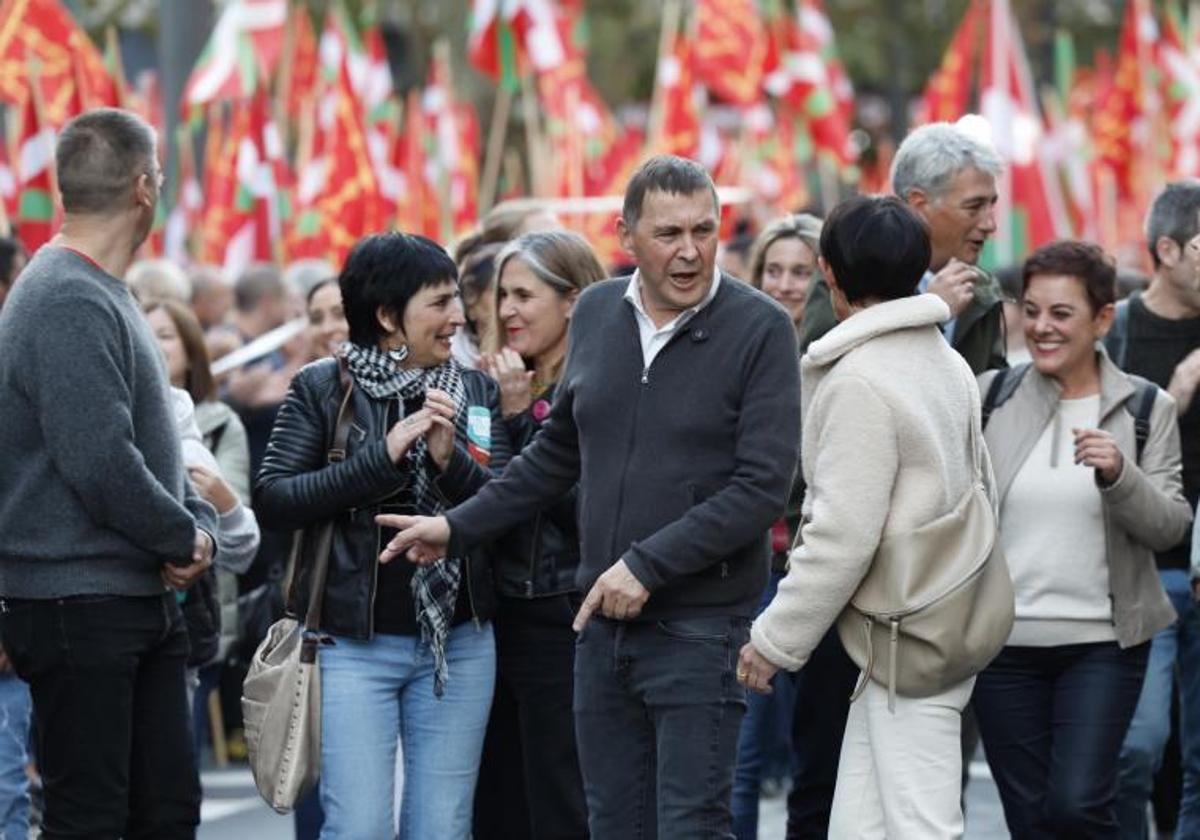 El coordinador general de EH Bildu, Arnaldo Otegui.