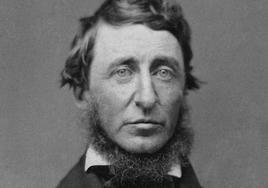 El filósofo Henry David Thoreau, autor de 'Walden' y 'La dispersión de las semillas', en 1856..