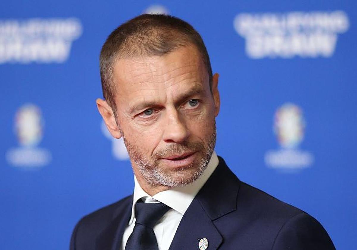 Aleksander Ceferin, presidente de la UEFA.
