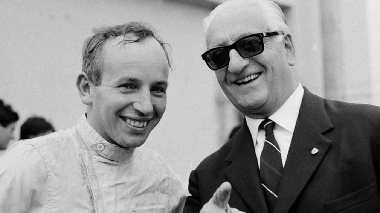 Con John Surtees.