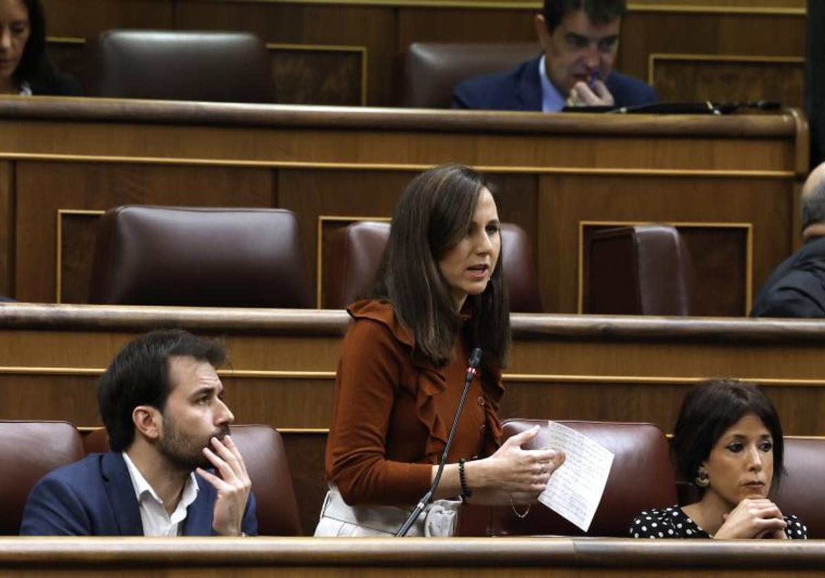 Ione Belarra, en el Congreso.