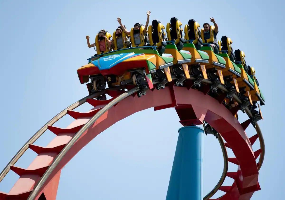 La atracción Tomahawk de PortAventura.