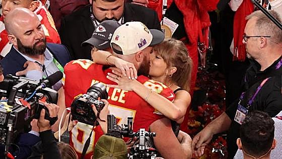 Travis Kelce y Taylor Swift, amor y furia en Las Vegas