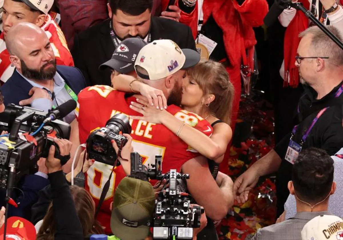 Travis Kelce y Taylor Swift, amor y furia en Las Vegas | El Correo