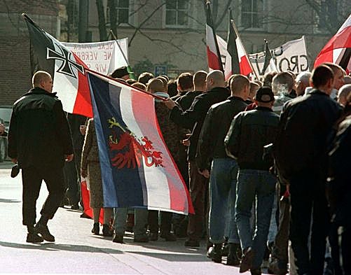 Manifestación en Múnich de simpatizantes de la ultraderecha.