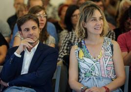 Jaume Asens y Jessica Albiach en el Consell Nacional de Catalunya en Comú celebrado el pasado junio.
