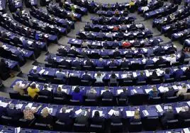 Imagen del pleno del Parlamento Europeo.