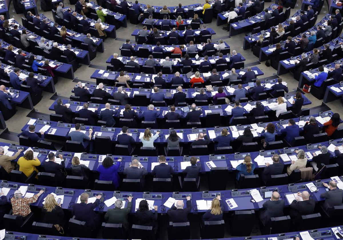 Imagen del pleno del Parlamento Europeo.