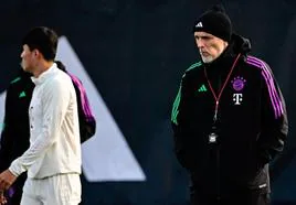 Thomas Tuchel, durante un entrenamiento del Bayern.